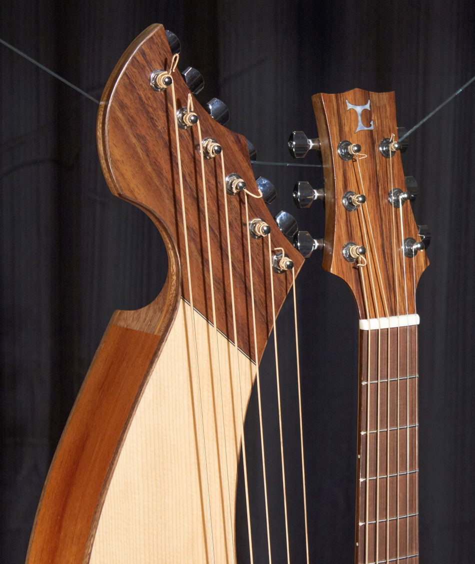 2016 Tonedevil Harp Guitar at Harp Guitar Music
